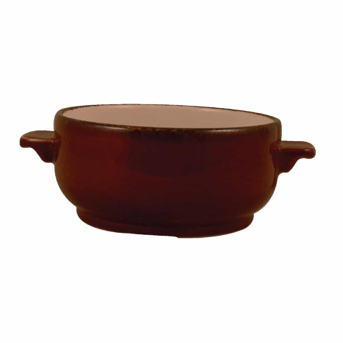 Steelite Terramesa Mocha Soup Bowl Bases 450mm