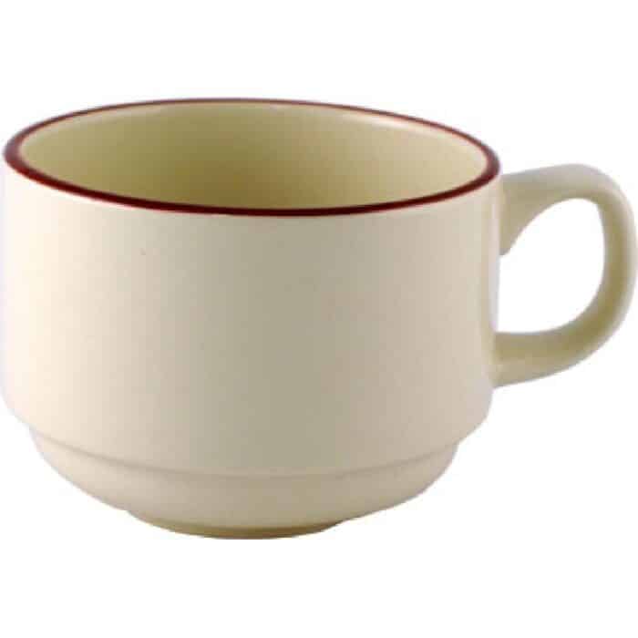 Steelite Empire Claret Stacking Slimline Cups 100ml