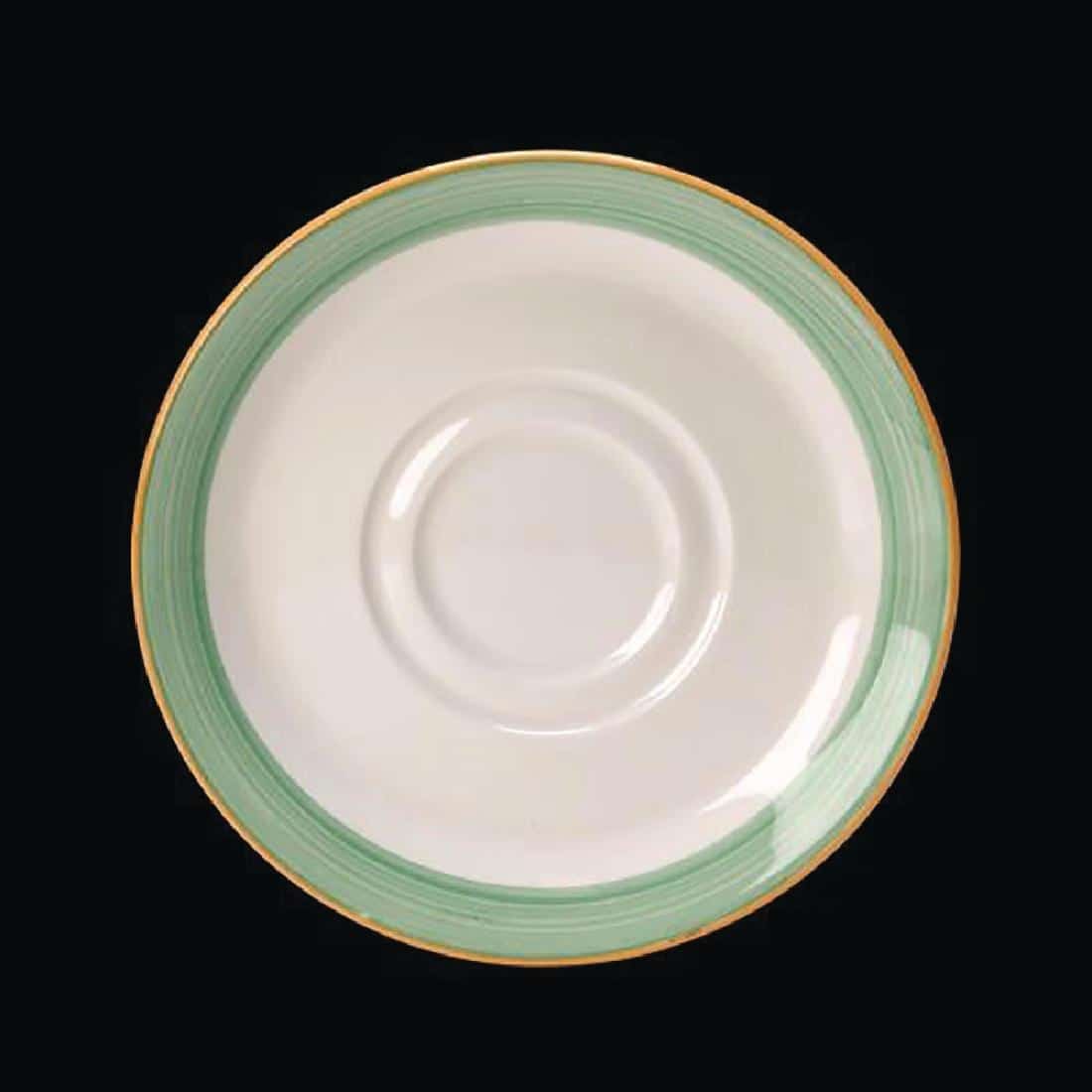 Steelite Rio Green Low Cup Saucers 117mm