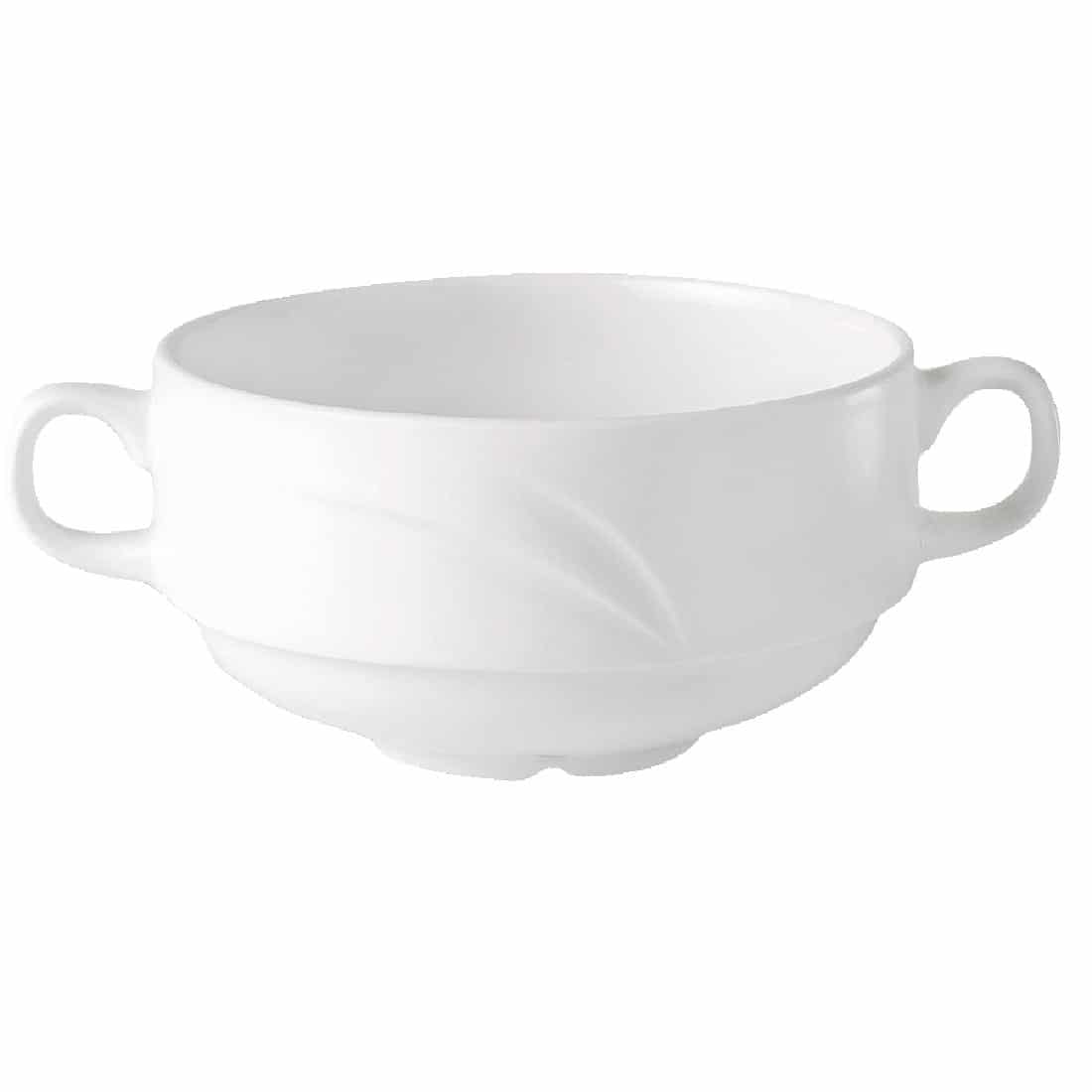 Steelite Alvo Handled Soup Bowls 284ml