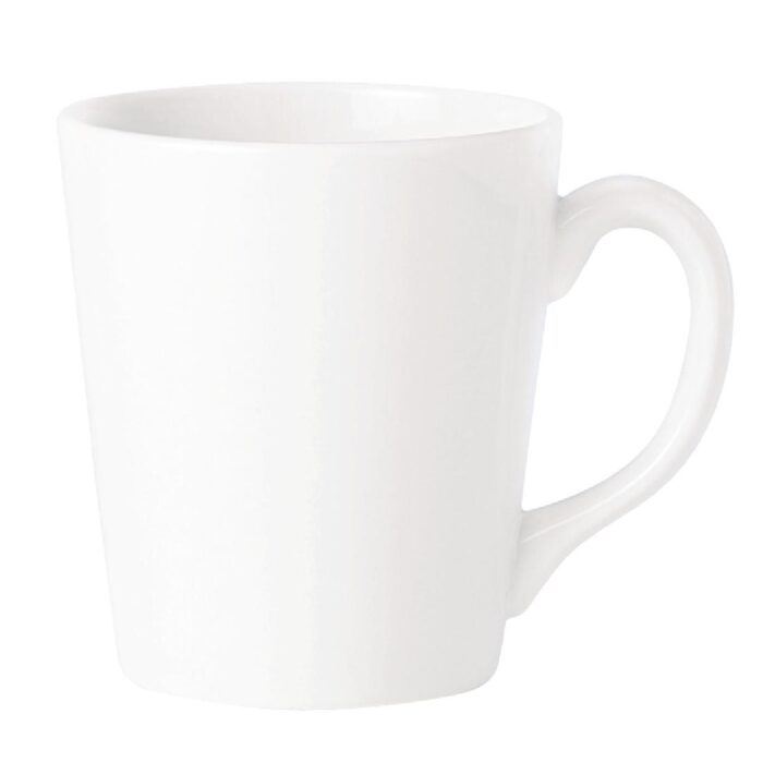 Steelite Simplicity White Coffeehouse Mugs 455ml