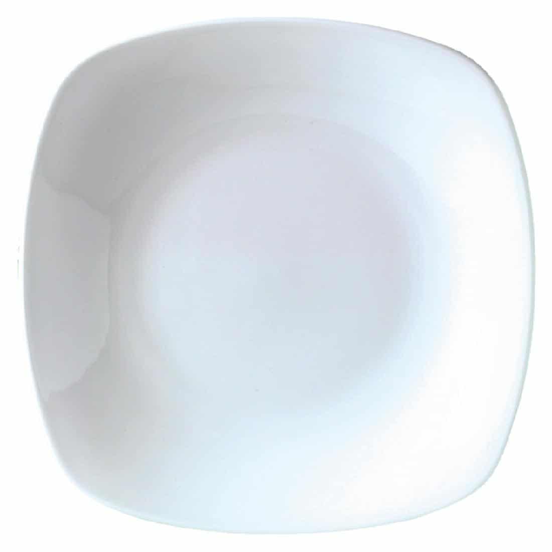 Steelite Quadro White Square Plates 230mm