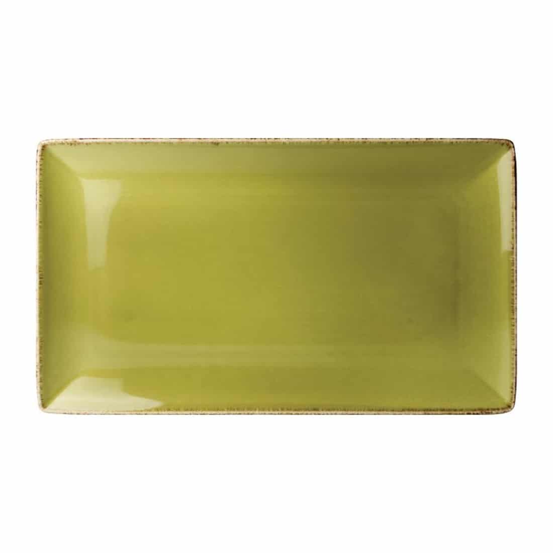 Steelite Terramesa Rectangle Plate Olive 270 x 167mm