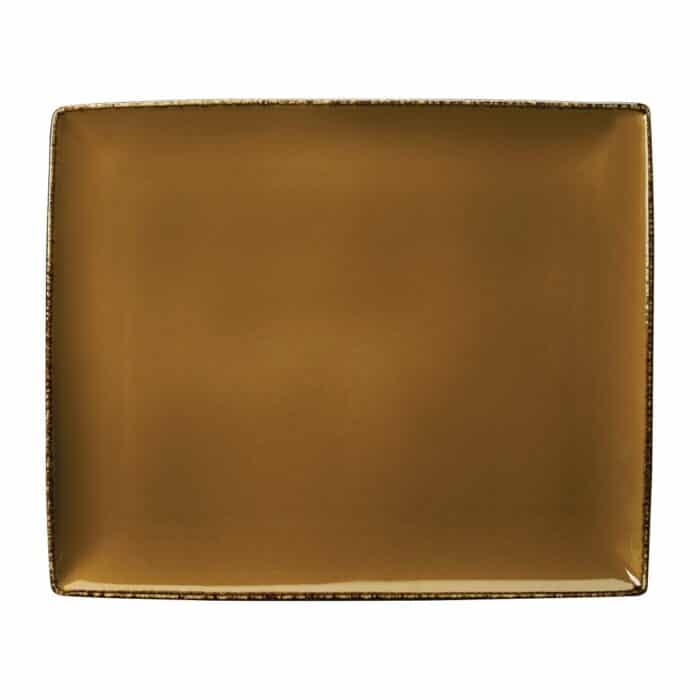 Steelite Terramesa Rectangle Plate Mustard 330 x 270mm