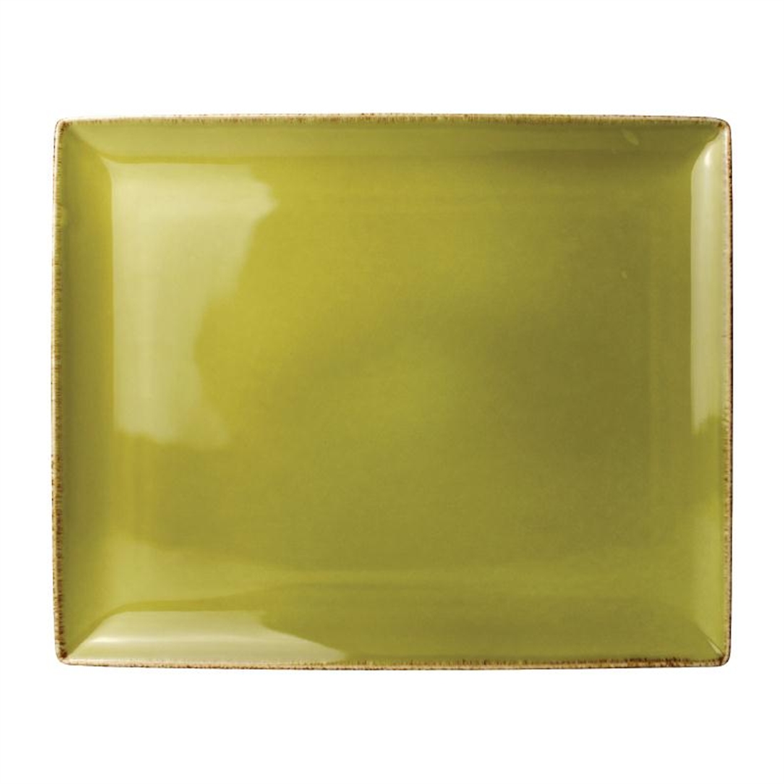 Steelite Terramesa Rectangle Plate Olive 330 x 270mm