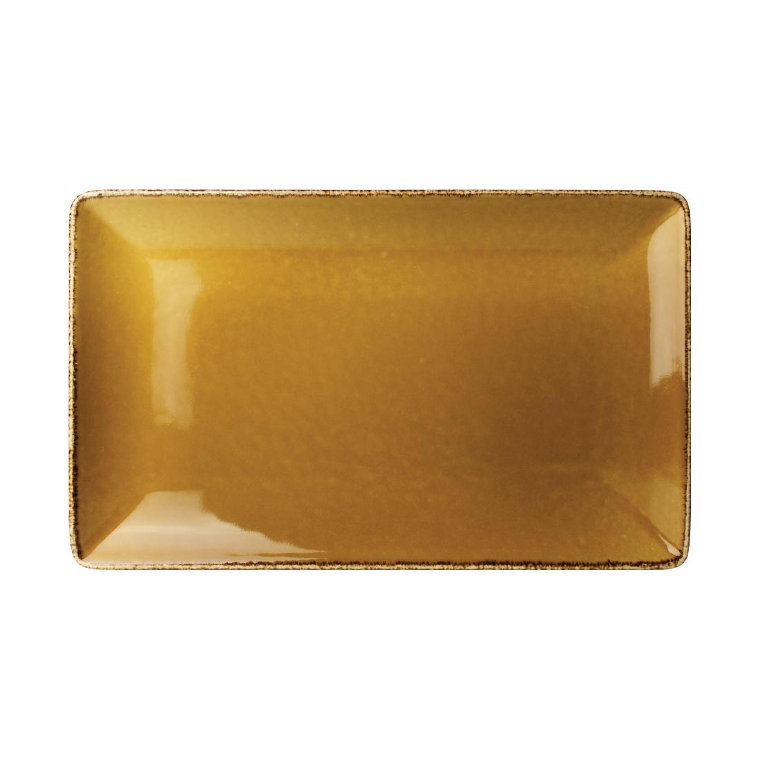 Steelite Terramesa Rectangle Plate Mustard 330 x 190mm