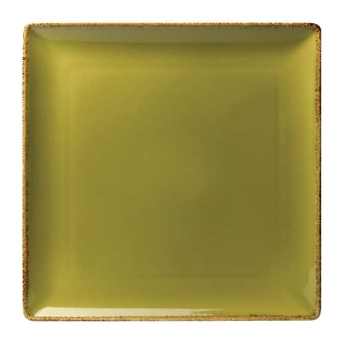 Steelite Terramesa Square Plate Olive 270 x 270mm