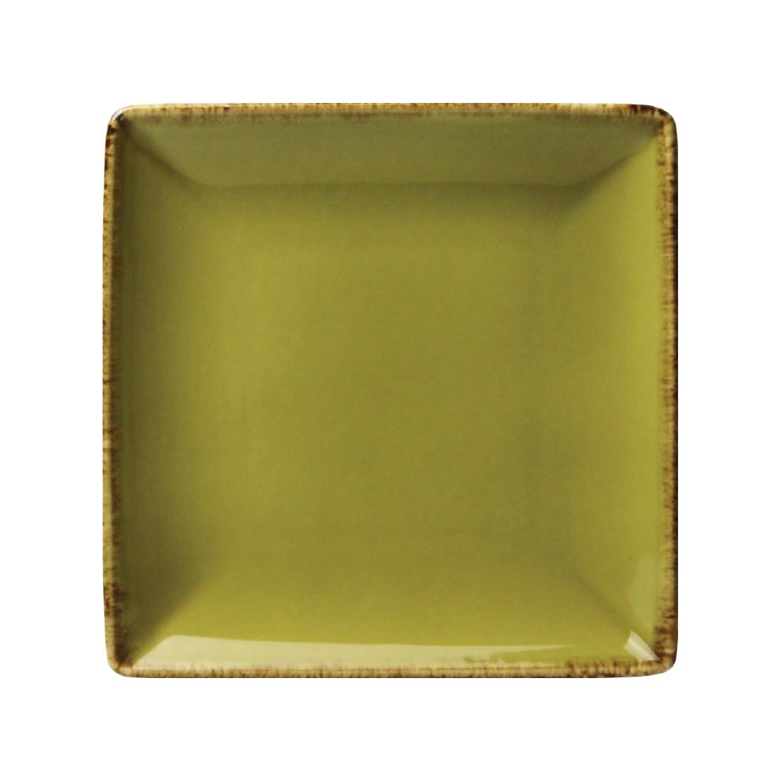 Steelite Terramesa Square Plate Olive 167 x 167mm