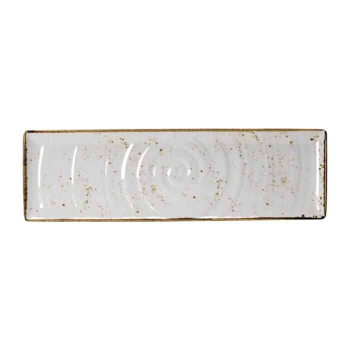 Steelite Craft White Melamine GN 2/4 Rectangular Platter 530mm