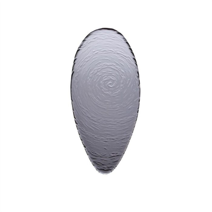 Steelite Scape Smoked Glass Oval Platters 300mm