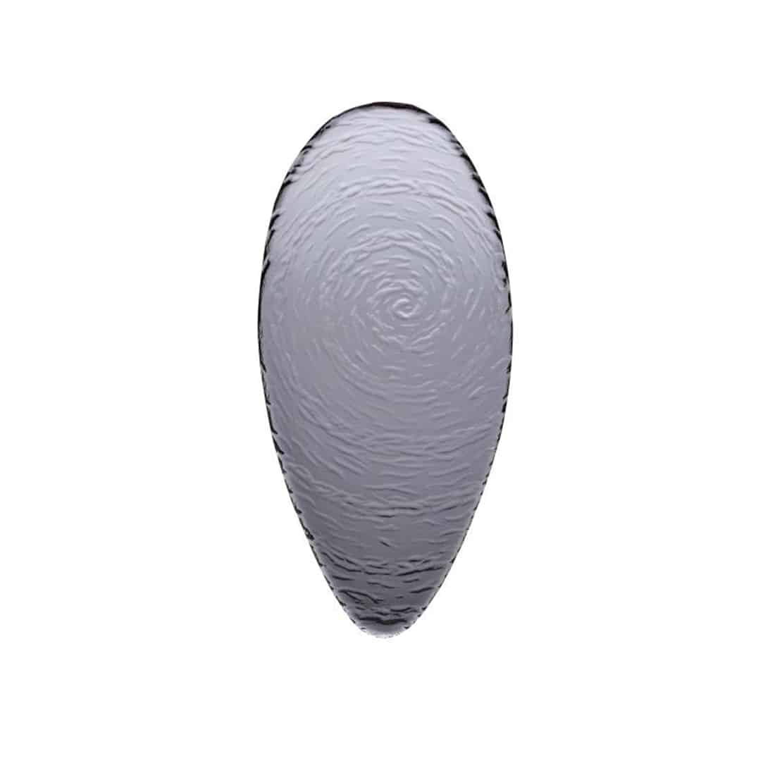 Steelite Scape Smoked Glass Oval Platters 300mm