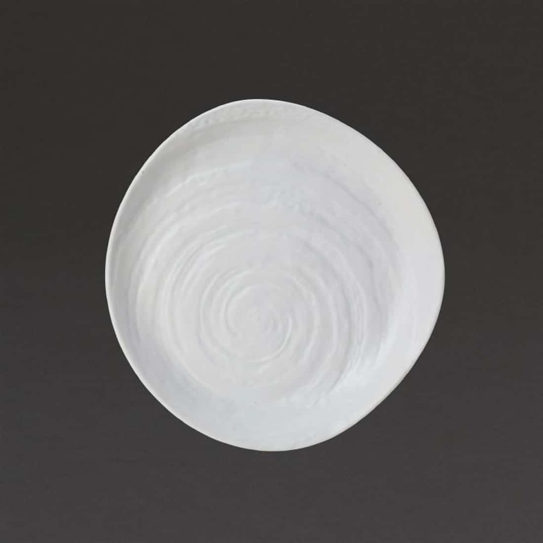 Steelite Scape White Melamine Plates 230mm