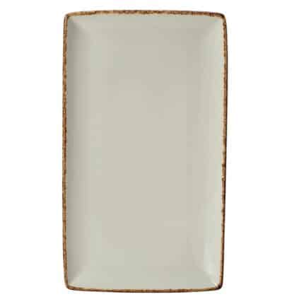Steelite Brown Dapple Rectangle Three Plates