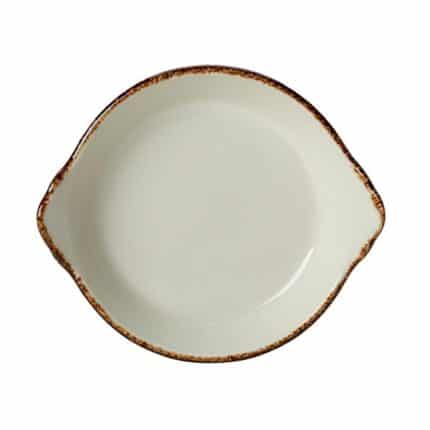 Steelite Brown Dapple Round Eared Dishes 215mm