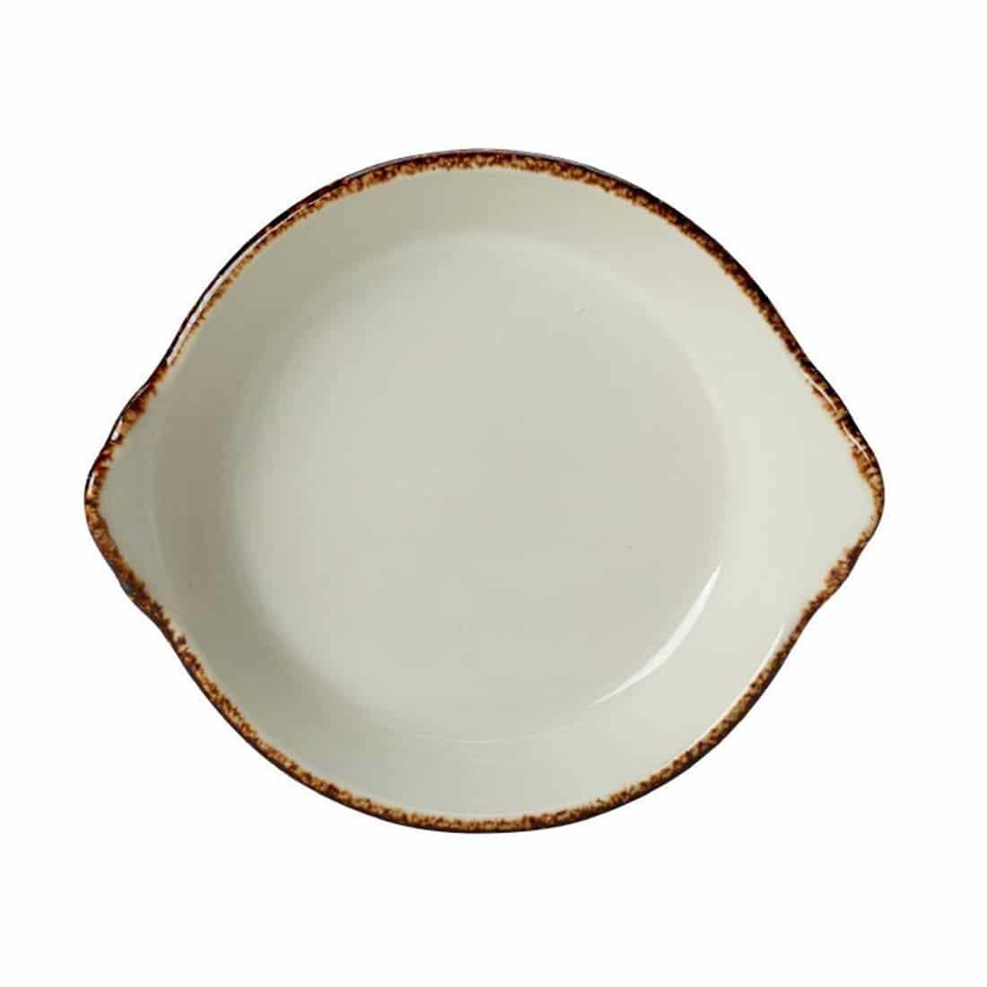 Steelite Brown Dapple Round Eared Dishes 165mm