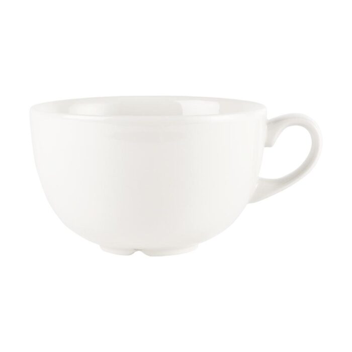 Churchill Plain Whiteware Cappuccino Cups 440ml