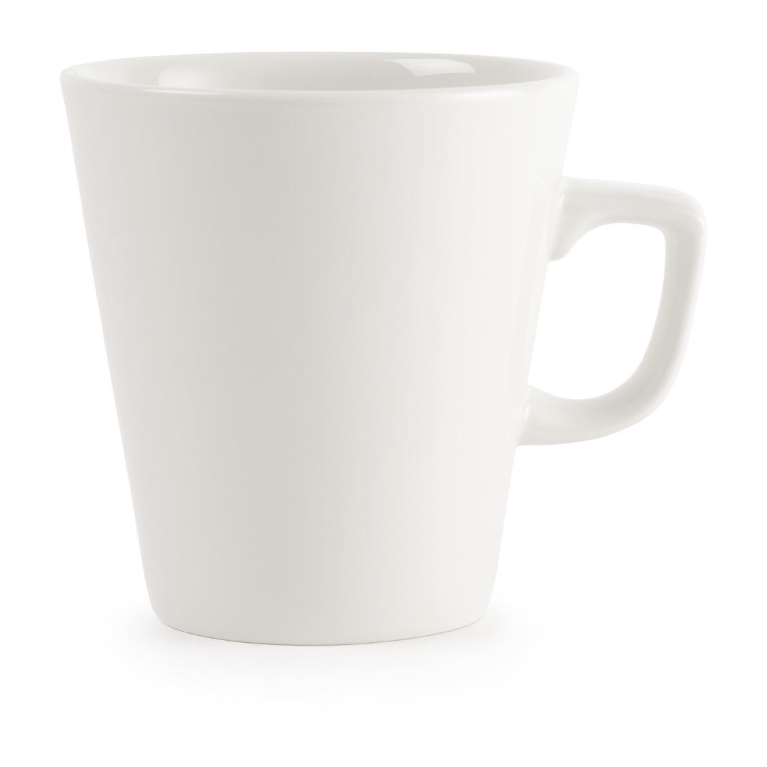 Churchill Plain Whiteware Cafe Latte Mugs 440ml