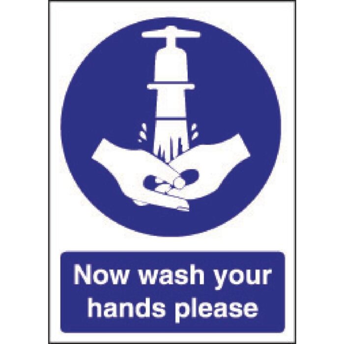 Vogue Now Wash Your Hands Sign