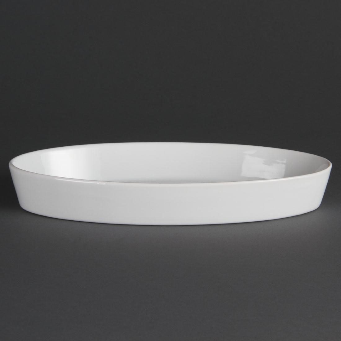 Olympia Whiteware Oval Sole Dishes 283 x 152mm