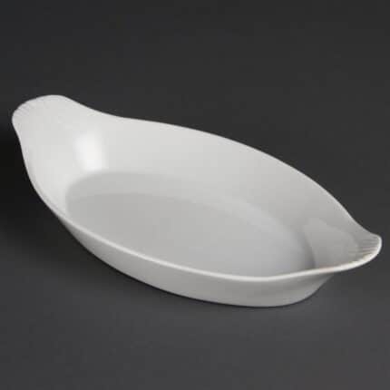 Olympia Whiteware Oval Eared Dishes 289mm