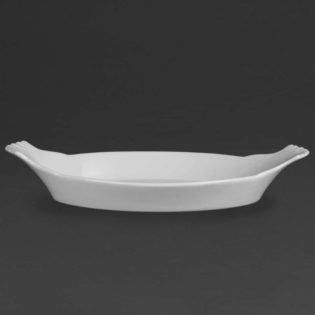 Olympia Whiteware Oval Eared Dishes 360x 199mm