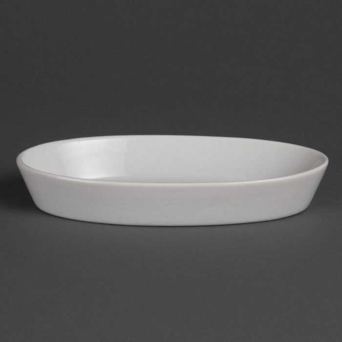 Olympia Whiteware Oval Sole Dishes 195x 110mm