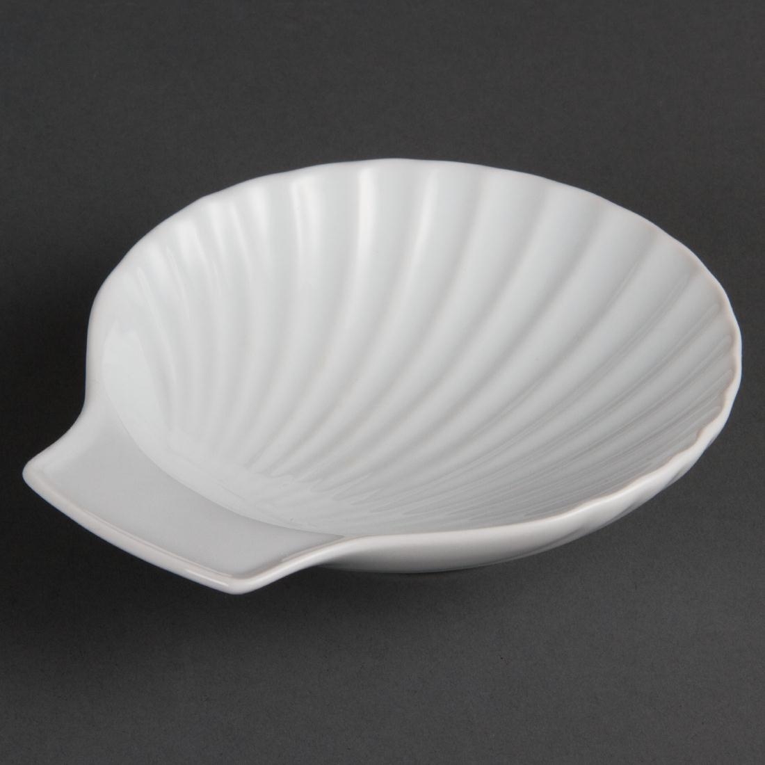 Olympia Scallop Shell Dishes 130mm