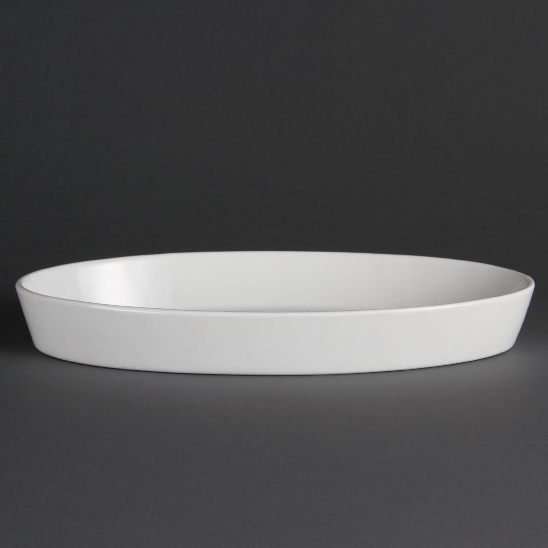 Olympia Whiteware Oval Sole Dishes 330x 180mm