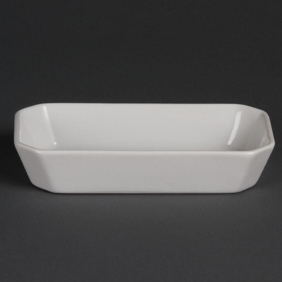 Olympia Whiteware Oblong Hors d'Oeuvre Dishes 185mm