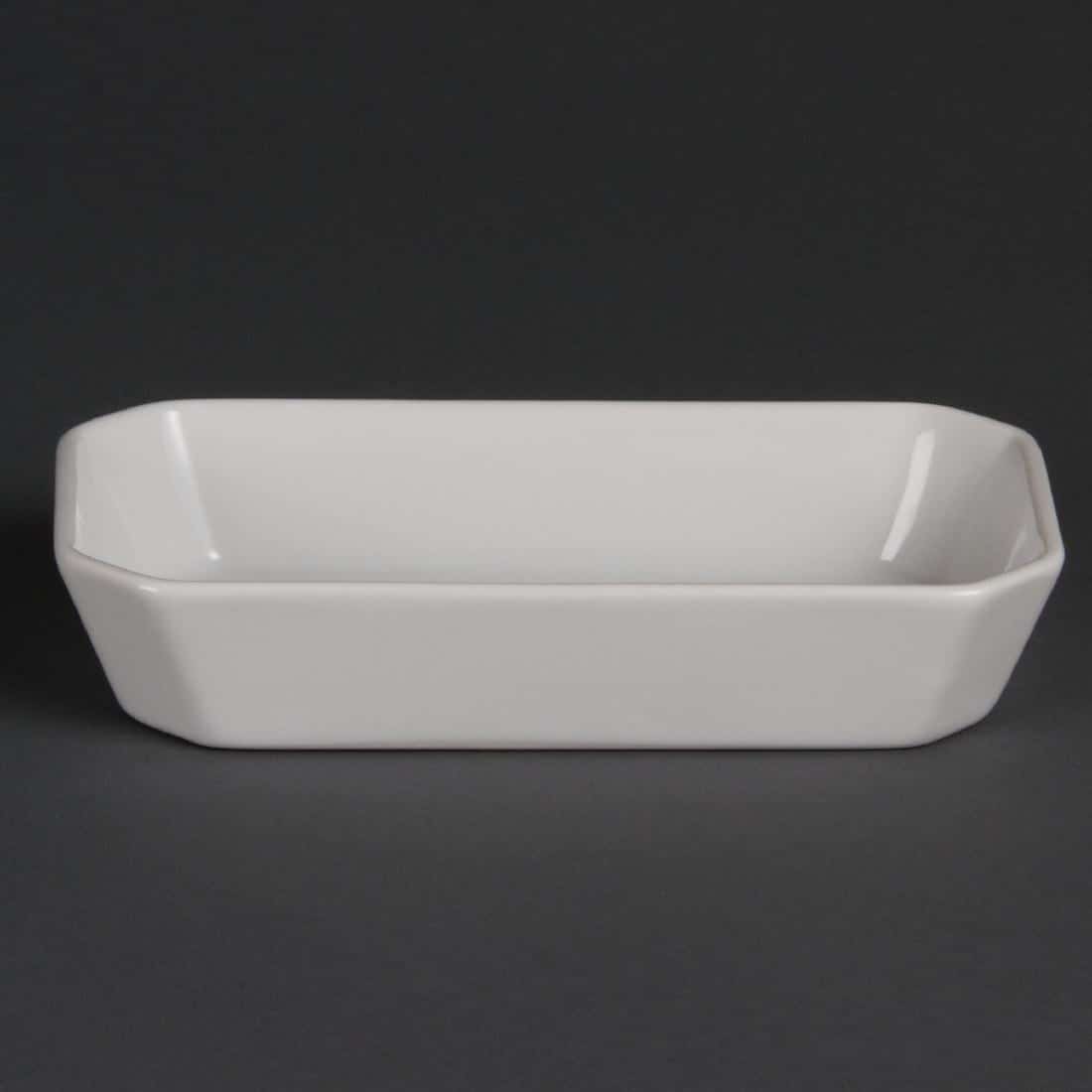 Olympia Whiteware Oblong Hors d'Oeuvre Dishes 185mm