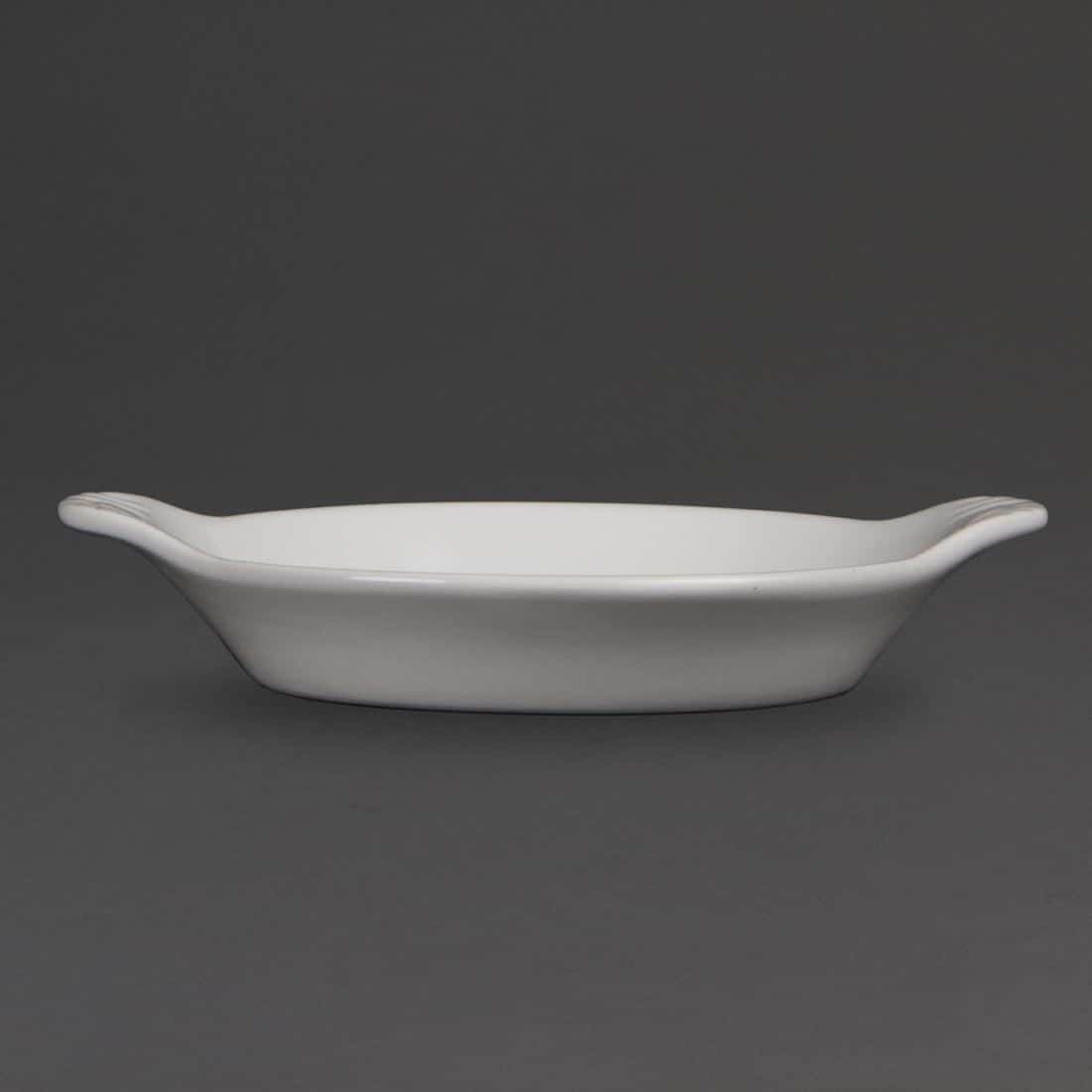 Olympia Whiteware Round Eared Dishes 170 x 140mm