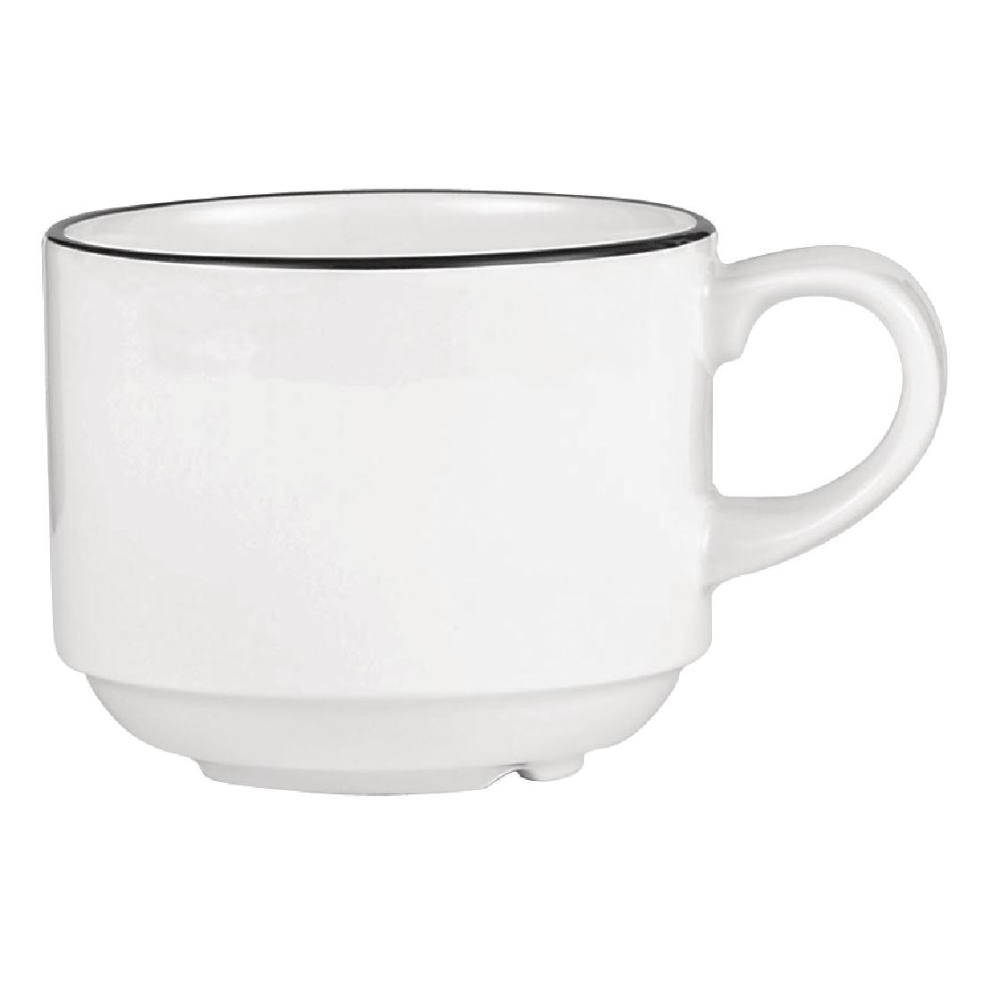 Churchill Alchemy Mono Stacking Tea Cups 206ml