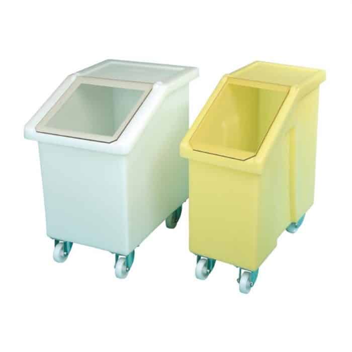 Mobile Ingredient Bin 65Ltr White