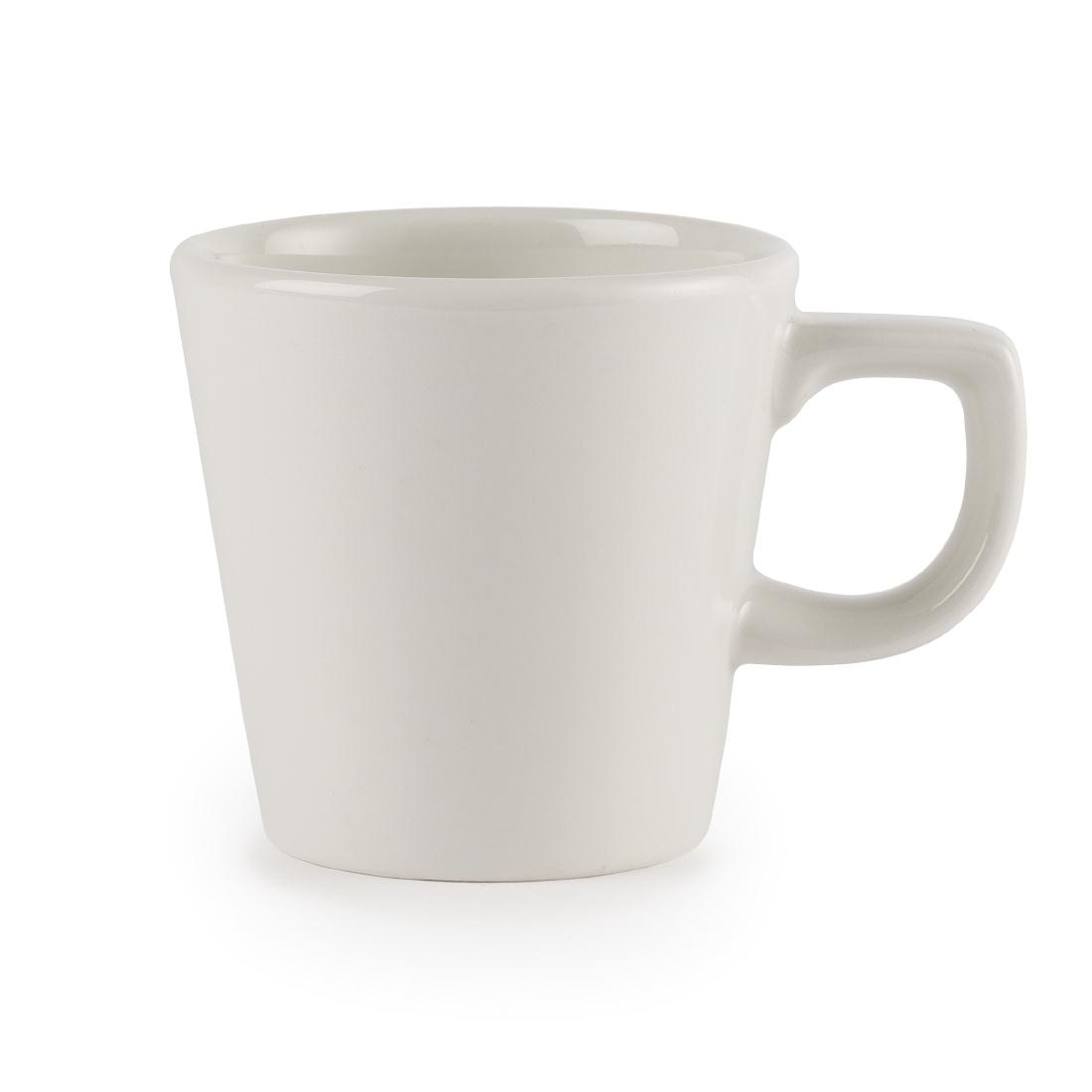Churchill Plain Whiteware Cafe Cups 220ml