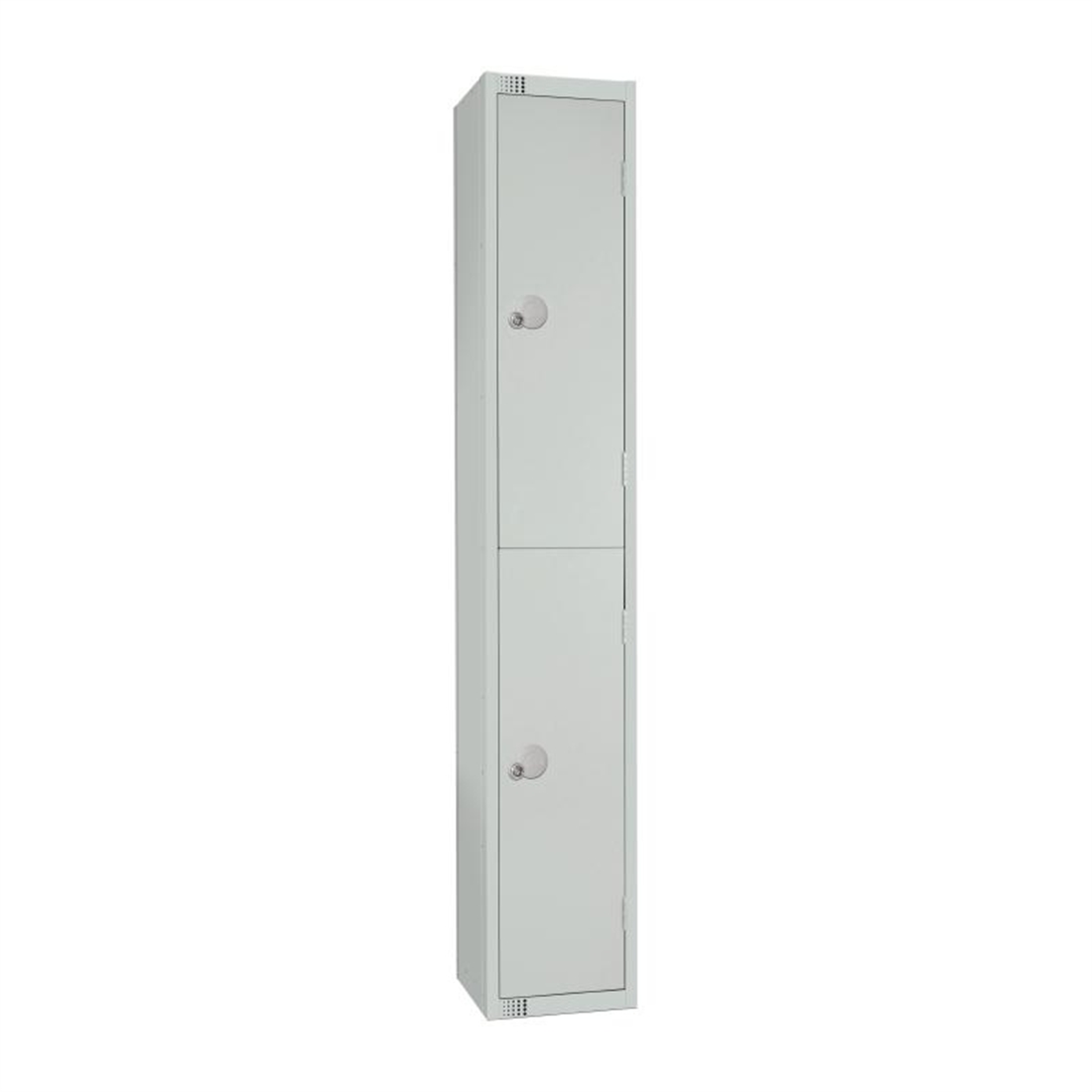 Elite Double Door Manual Combination Locker Locker Grey with Sloping Top