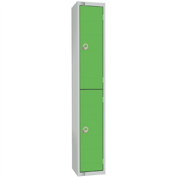 Elite Double Door Electronic Combination Locker Green