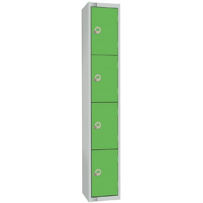 Elite Four Door Electronic Combination Locker Green