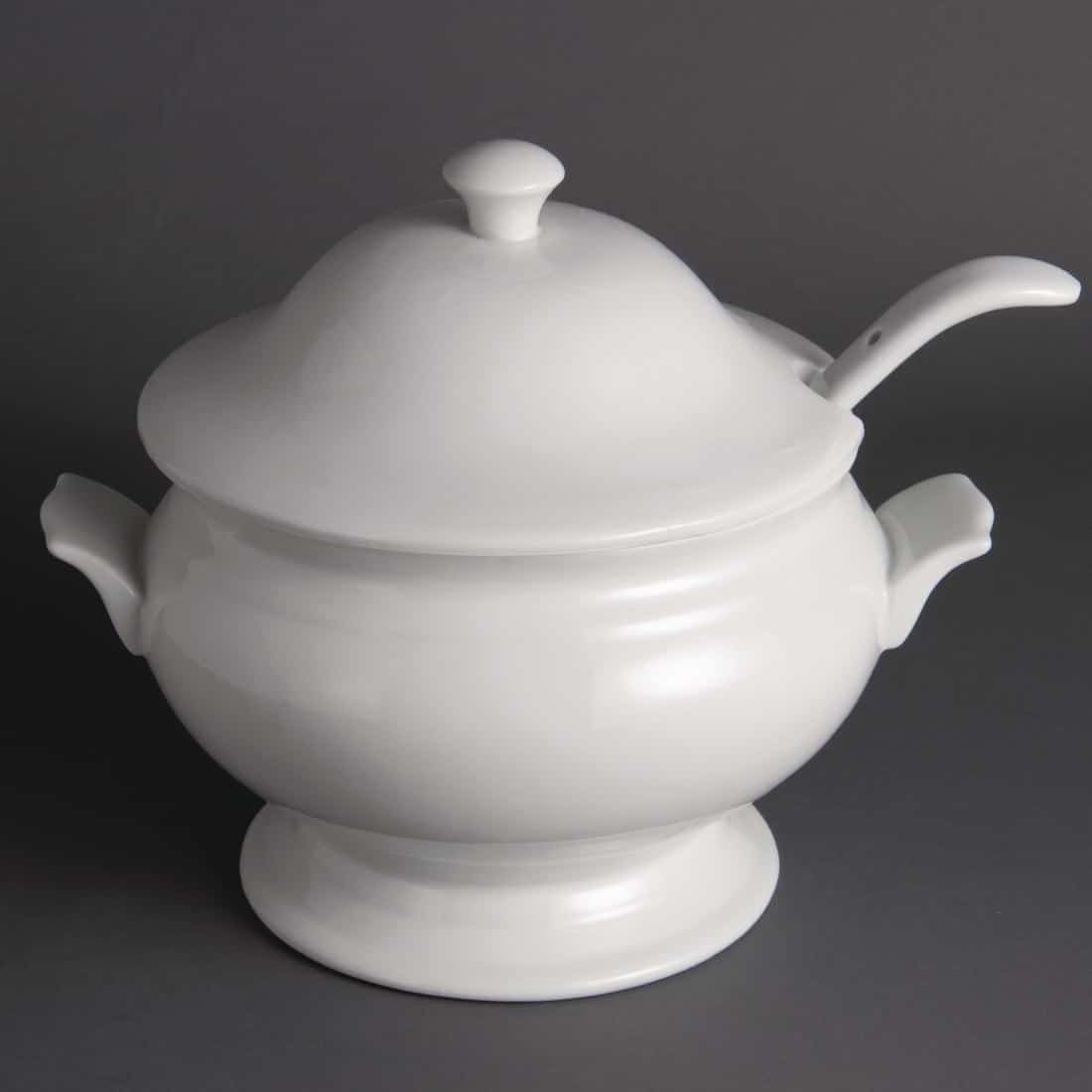 Olympia Soup Tureen and Ladle 2.5Ltr 88oz