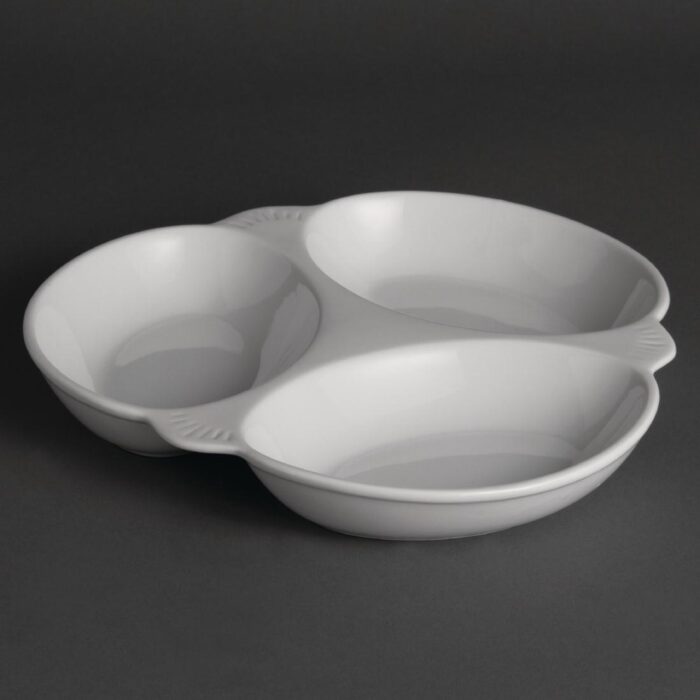 Olympia Vegetable Dishes 3 Section 250mm
