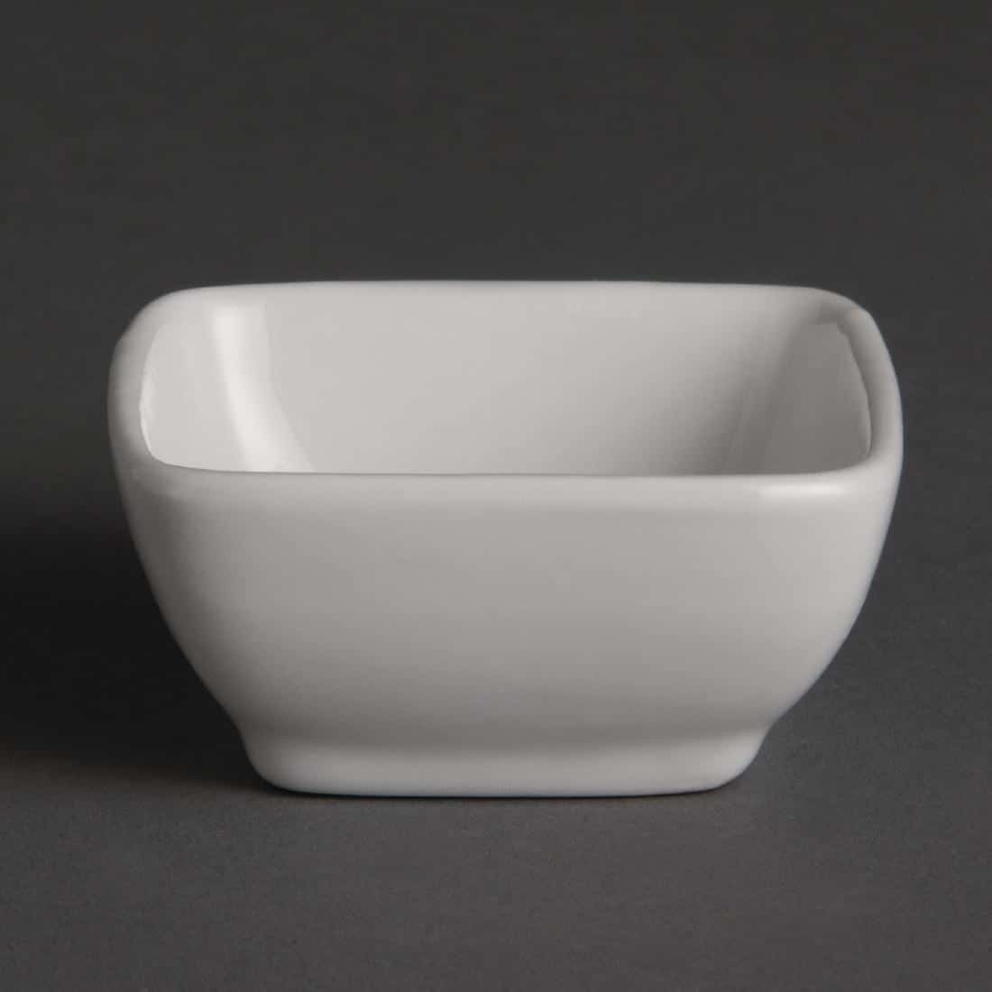 Olympia Miniature Rounded Square Dishes 60mm