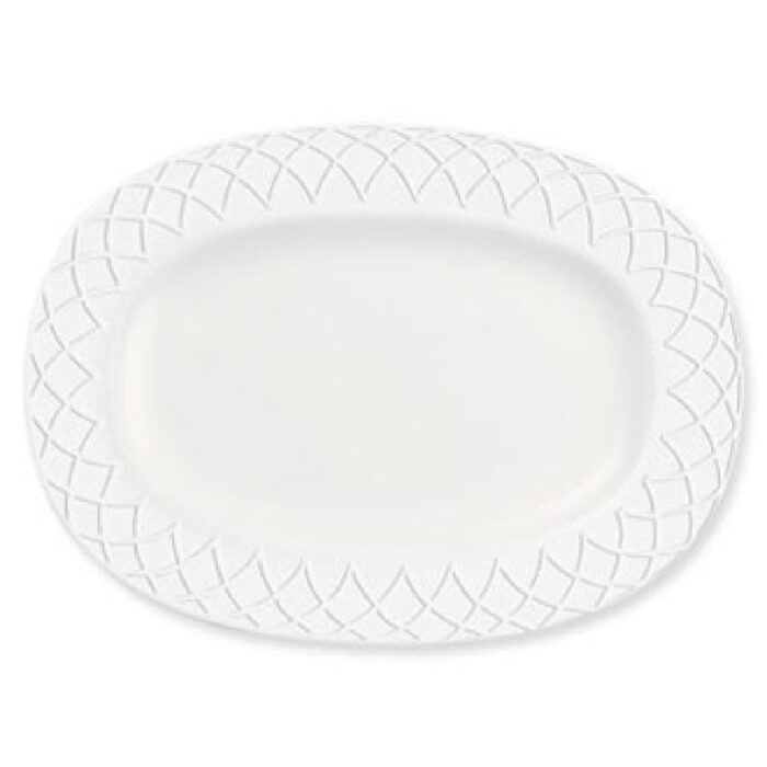 Churchill Alchemy Jardin Rimmed Oval Dishes 280mm