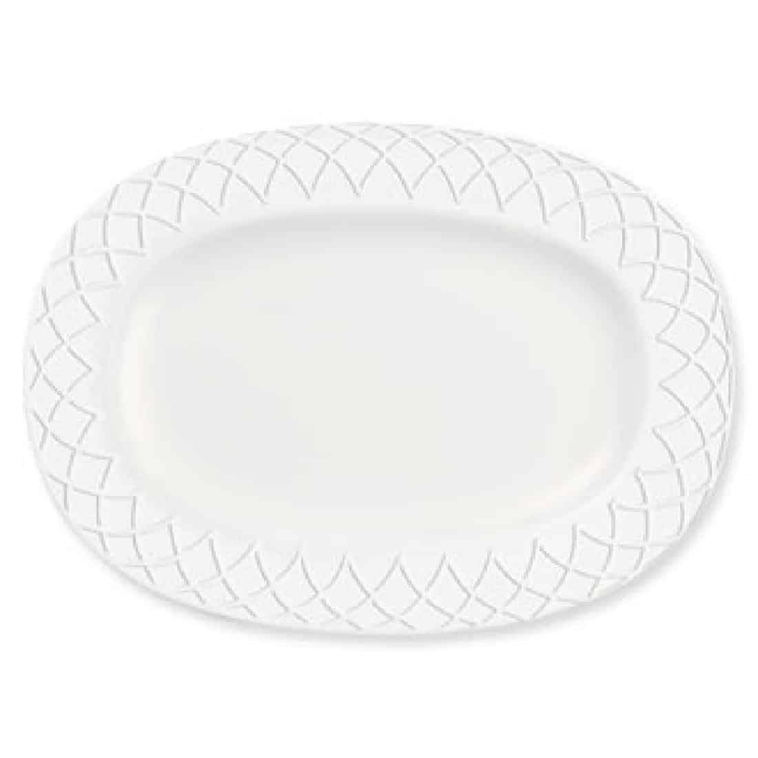 Churchill Alchemy Jardin Rimmed Oval Dishes 330mm