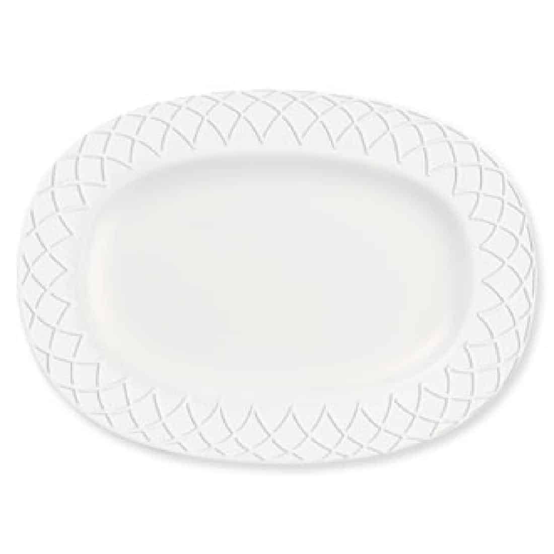 Churchill Alchemy Jardin Rimmed Oval Dishes 330mm