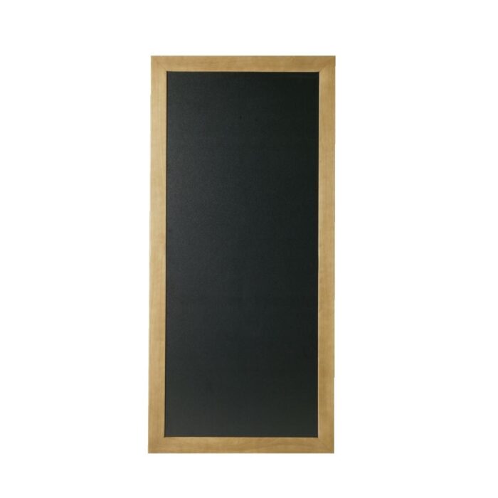 Securit Slim Wall Mounted Blackboard 1200 x 560mm Teak