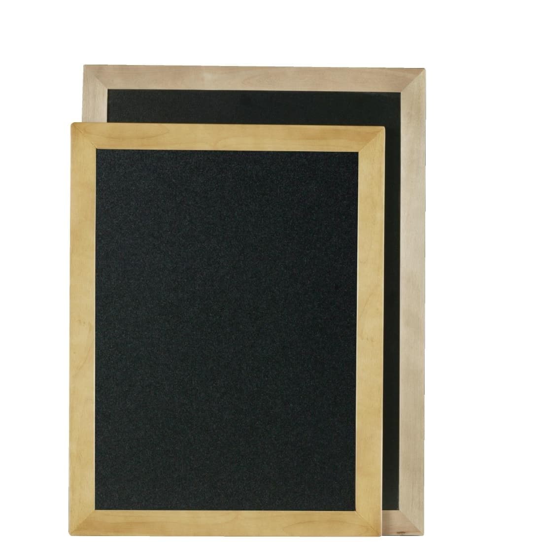 Securit Wall Mounted Blackboard 900x700mm Teak