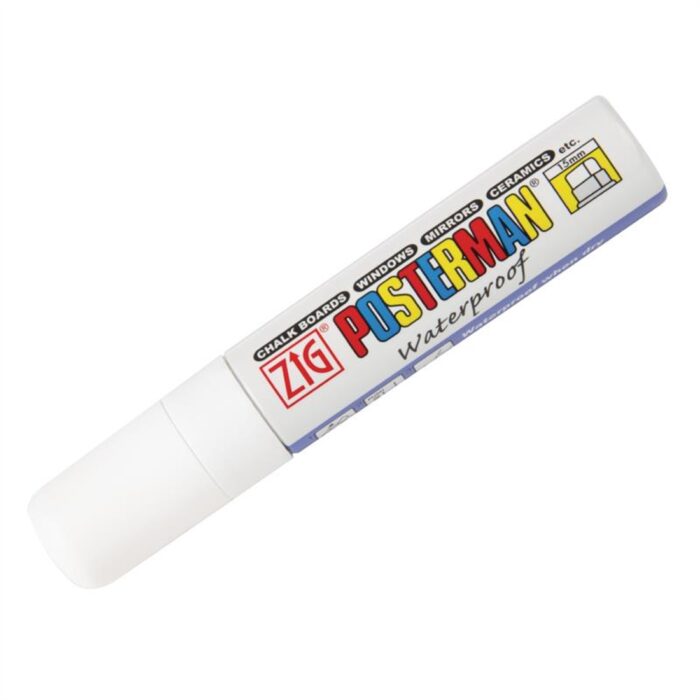 Securit Posterman 15mm All Weather Chalk Markers White