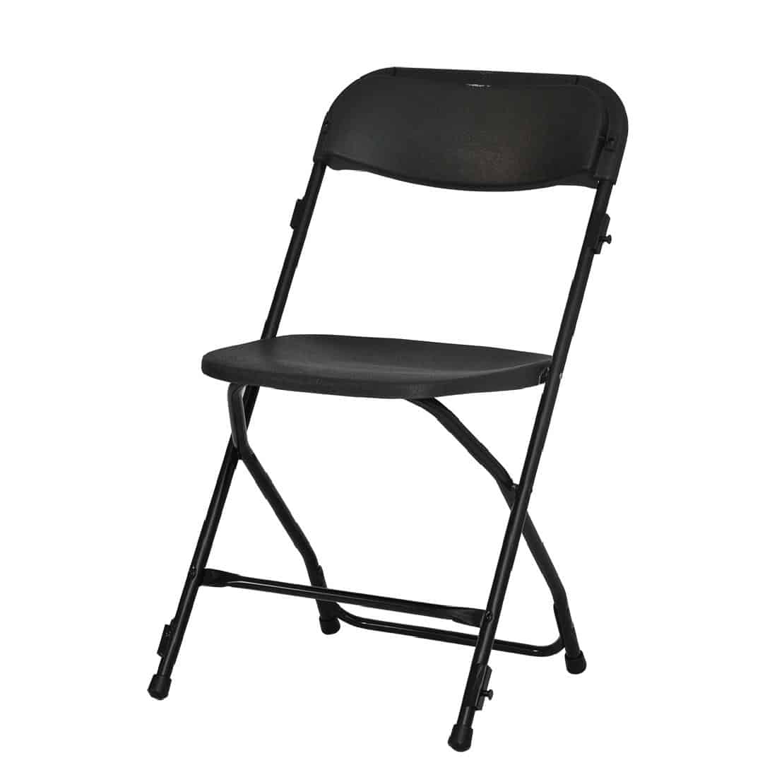 ZOWN Alex-K Folding Sidechairs Black (Pack of 8)