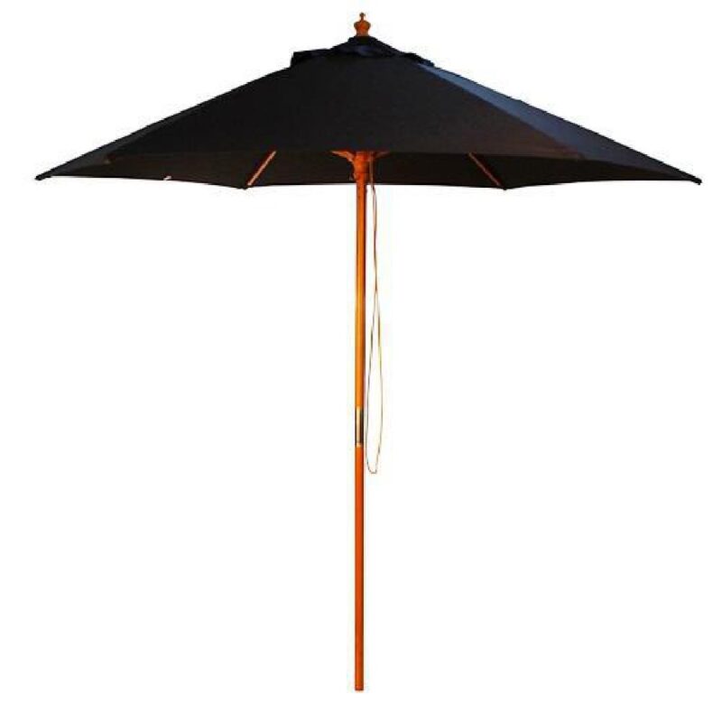 Cheltenham Round Parasol 2.5m Diameter Black