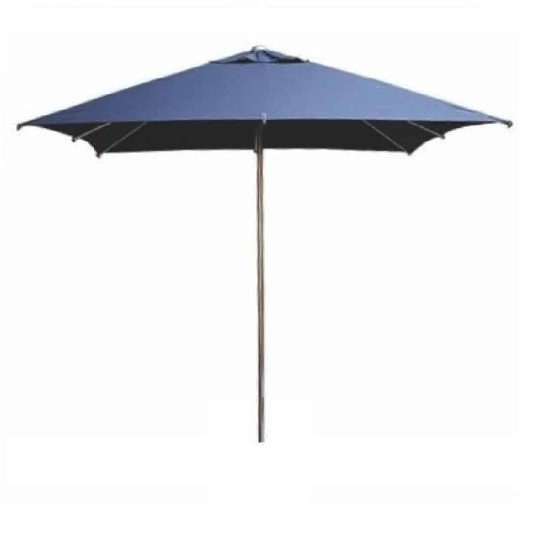 Eden Milan Square Parasol 2.5 x 2.5m Blue