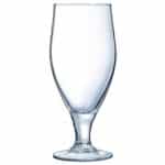 Arcoroc Cervoise Nucleated Stemmed Beer Glasses 320ml CE Marked at 284ml